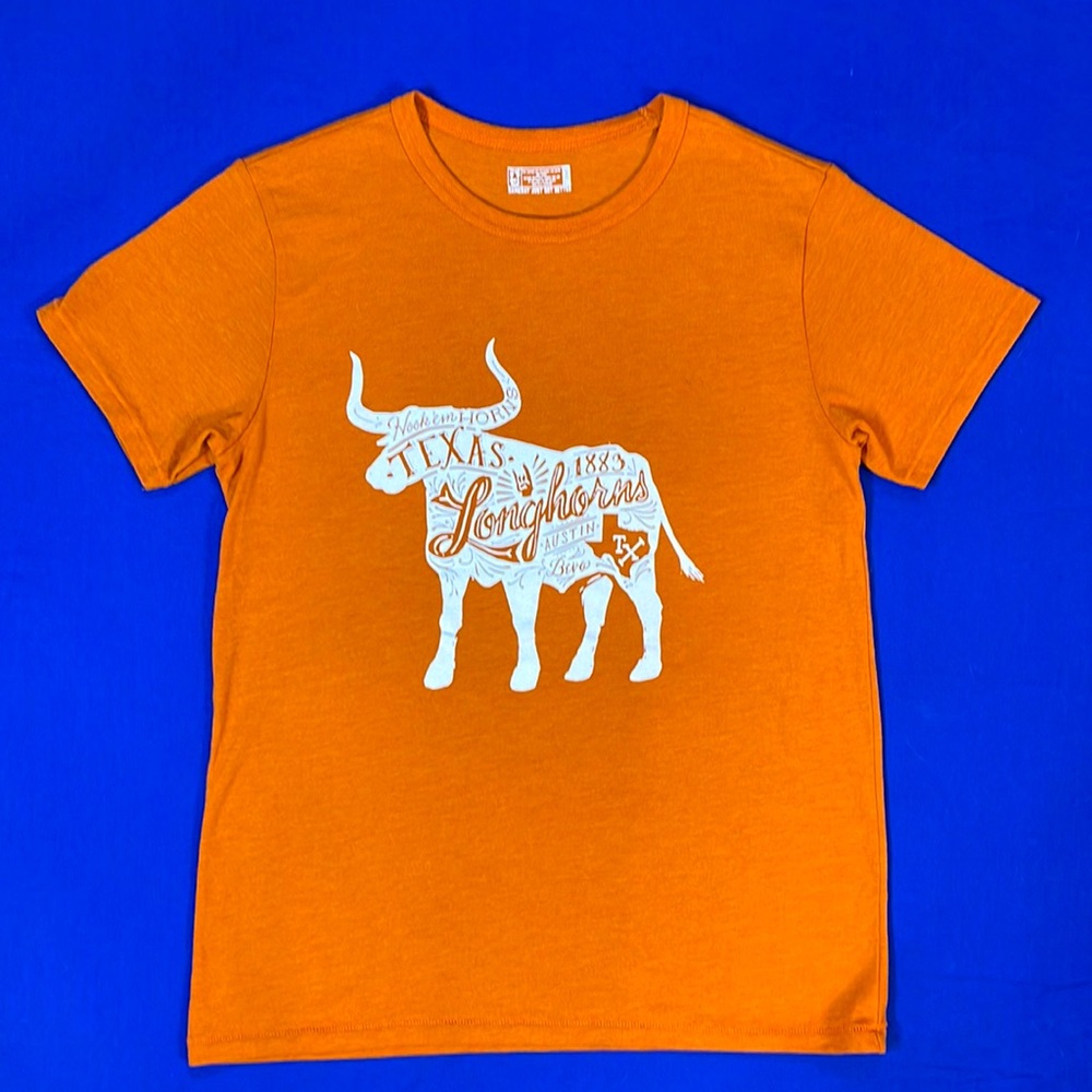 UT AUSTIN - Longhorn Hook’em T-Shirt - Size Adult S